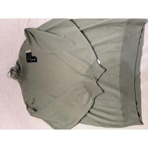 Franco Ponti Sage Green Turtleneck Sweater, Size 2XL